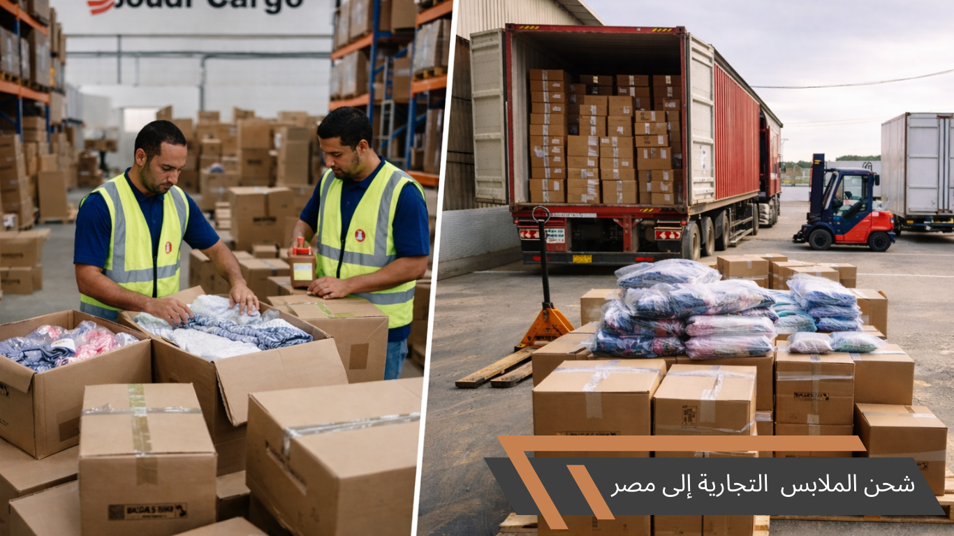 Shipping clothes in commercial quantities to Egypt | Judy Cargo